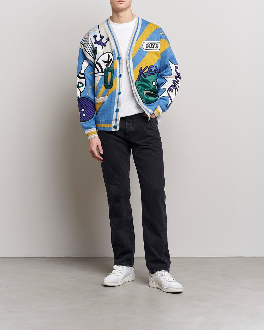 Mies | Puserot | KENZO | Bowling Elefant Cardigan Cyan