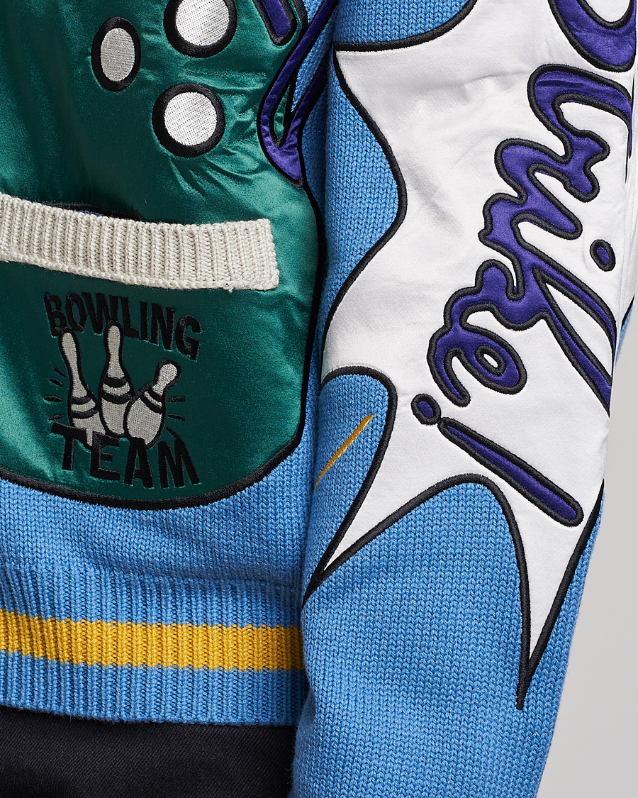 Mies | Puserot | KENZO | Bowling Elefant Cardigan Cyan