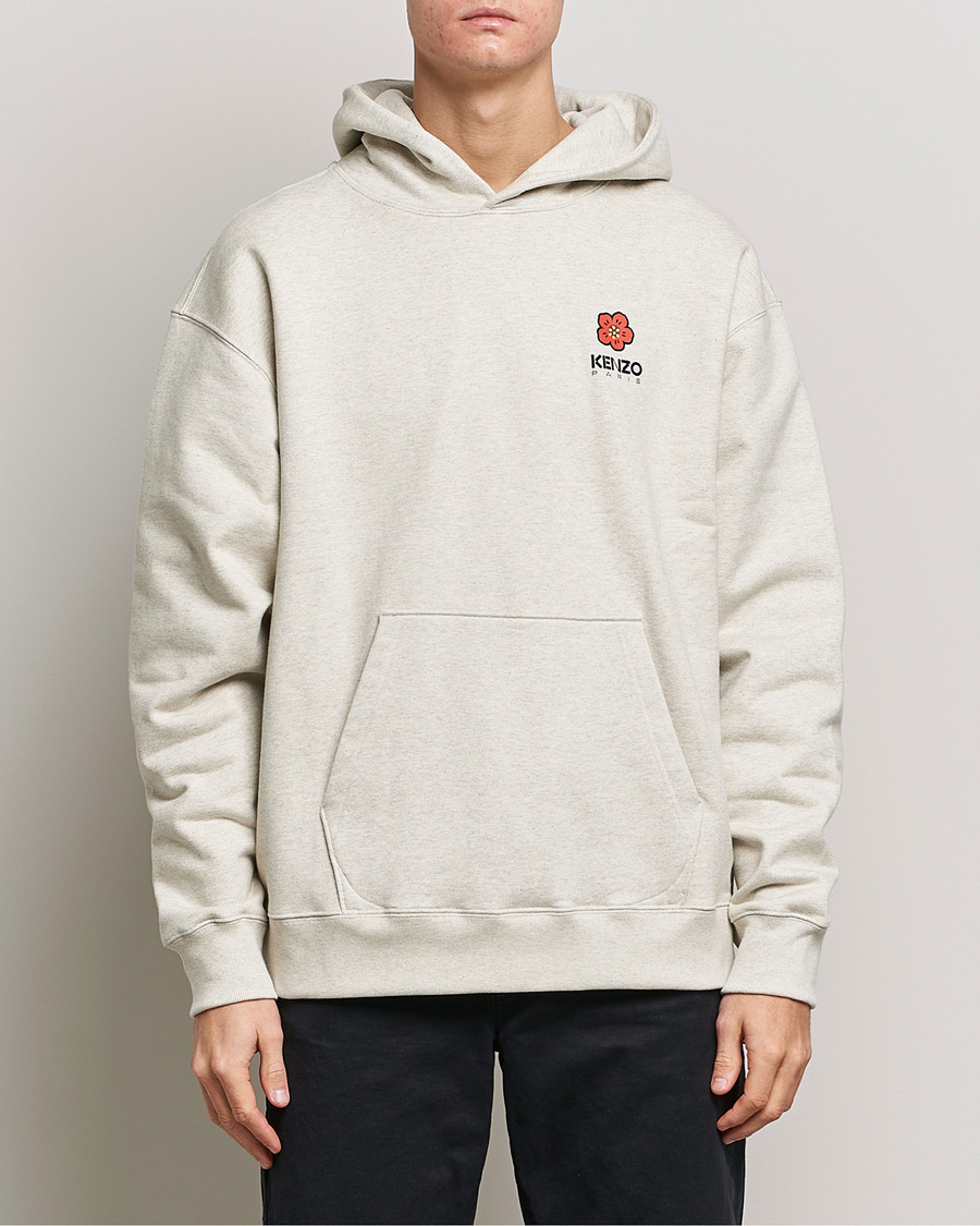 Mies | Puserot | KENZO | Boke Flower Hoodie Pale Grey