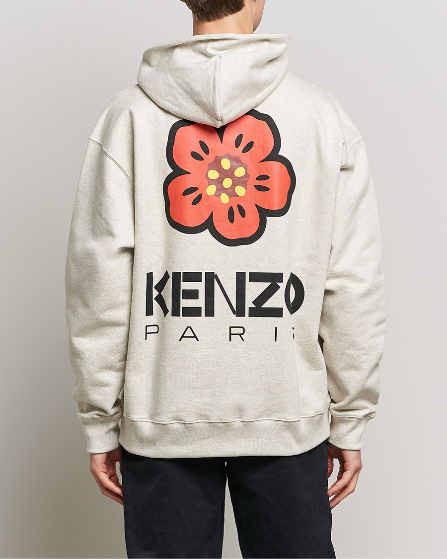 Mies | Puserot | KENZO | Boke Flower Hoodie Pale Grey