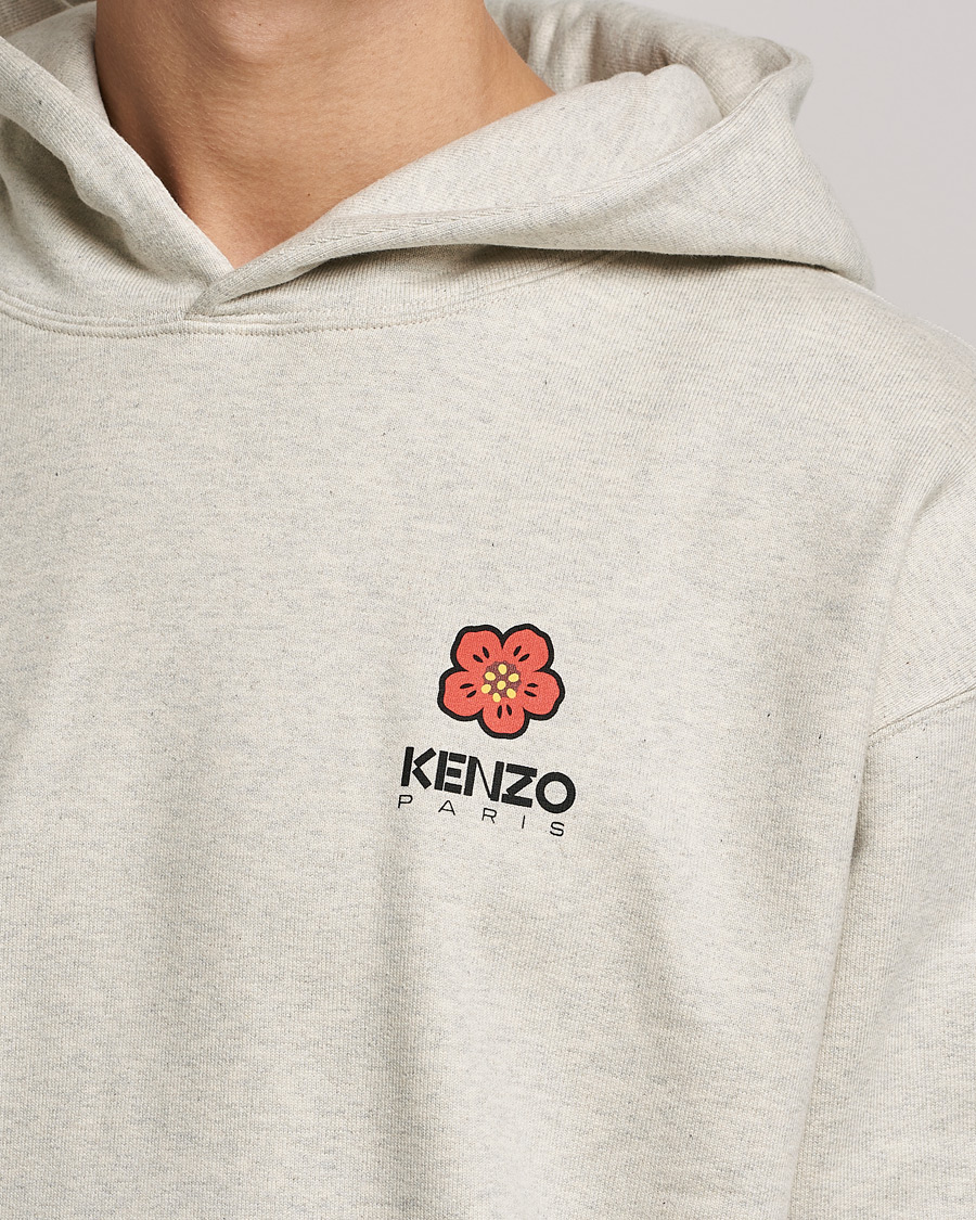 Mies | Puserot | KENZO | Boke Flower Hoodie Pale Grey