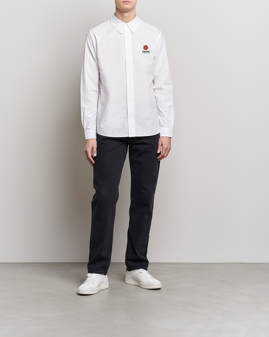 Mies | Kauluspaidat | KENZO | Boke Flower Crest Casual Shirt White