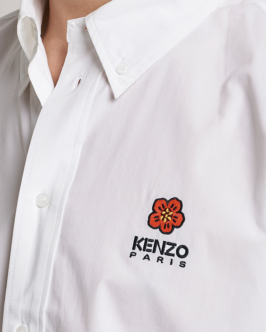 Mies | Kauluspaidat | KENZO | Boke Flower Crest Casual Shirt White