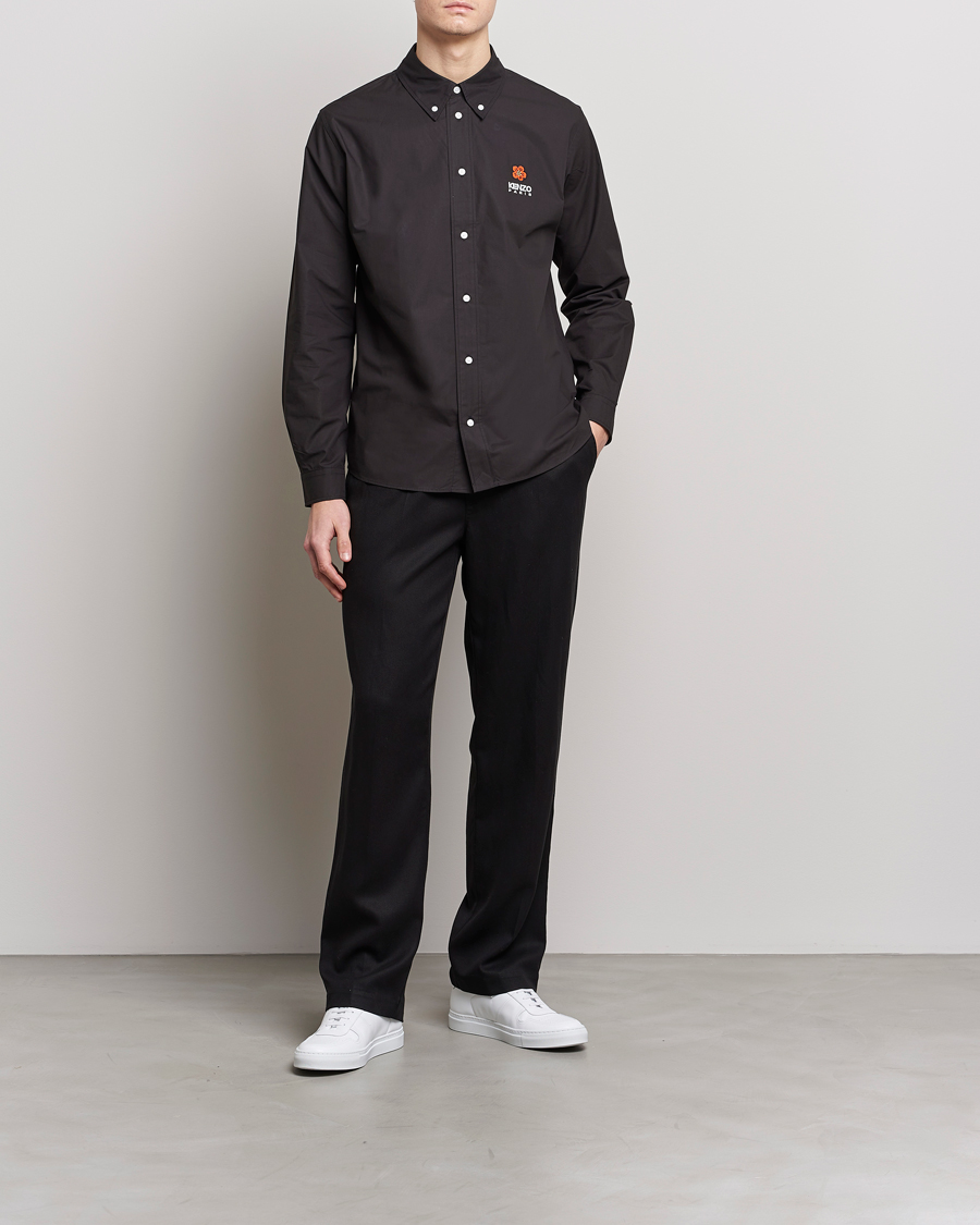 Mies | Kauluspaidat | KENZO | Boke Flower Crest Casual Shirt Black