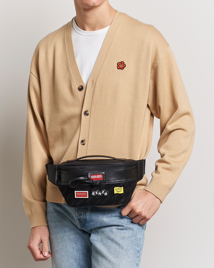 Mies | KENZO | KENZO | Belt Leather Bag Black