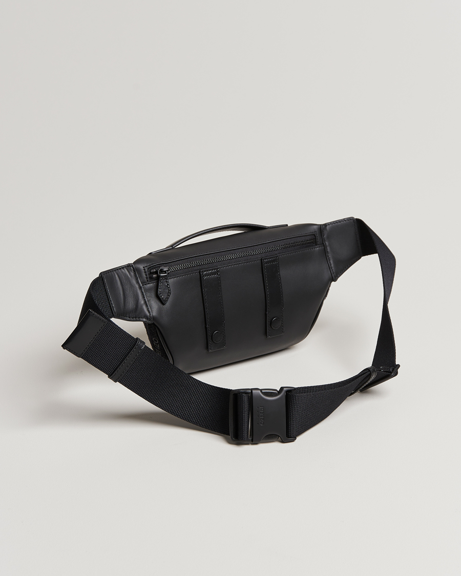 Mies | KENZO Belt Leather Bag Black | KENZO | Belt Leather Bag Black