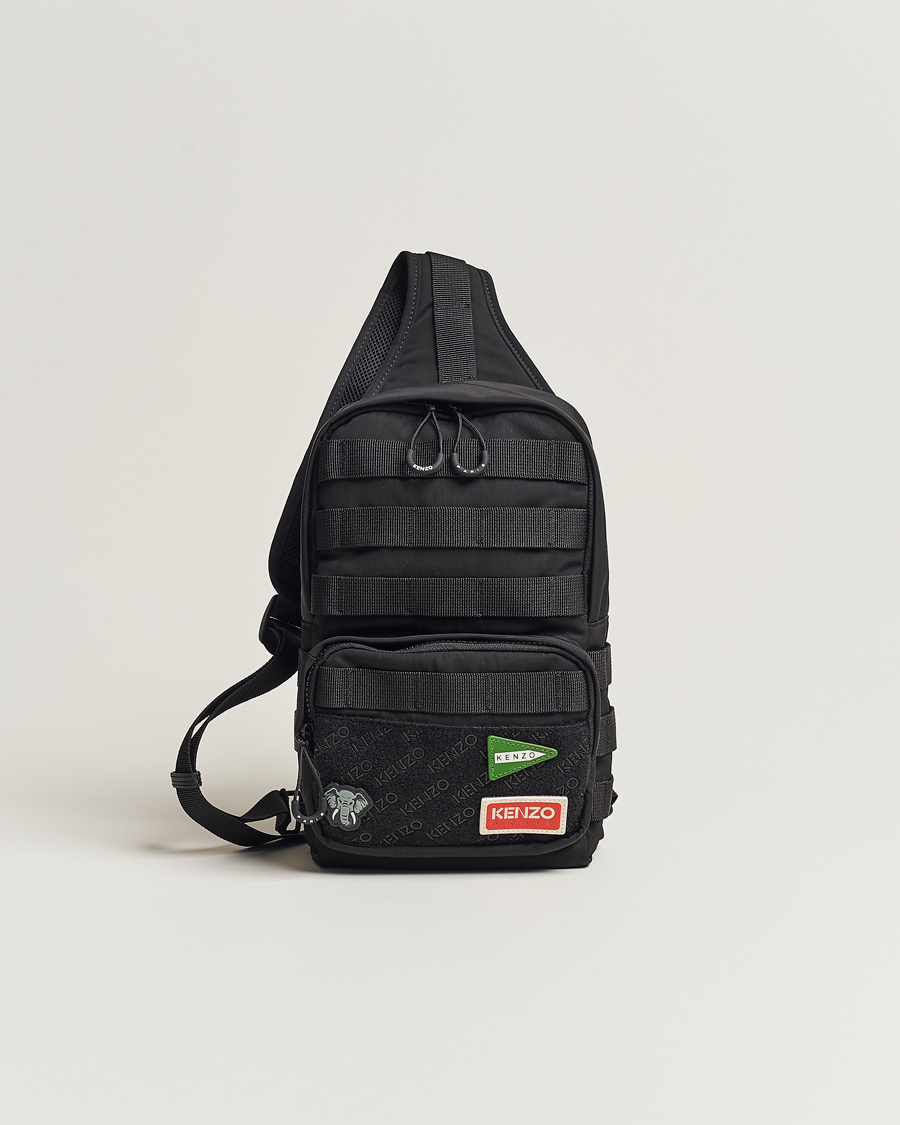 Mies | KENZO One Shoulder Backpack Black | KENZO | One Shoulder Backpack Black