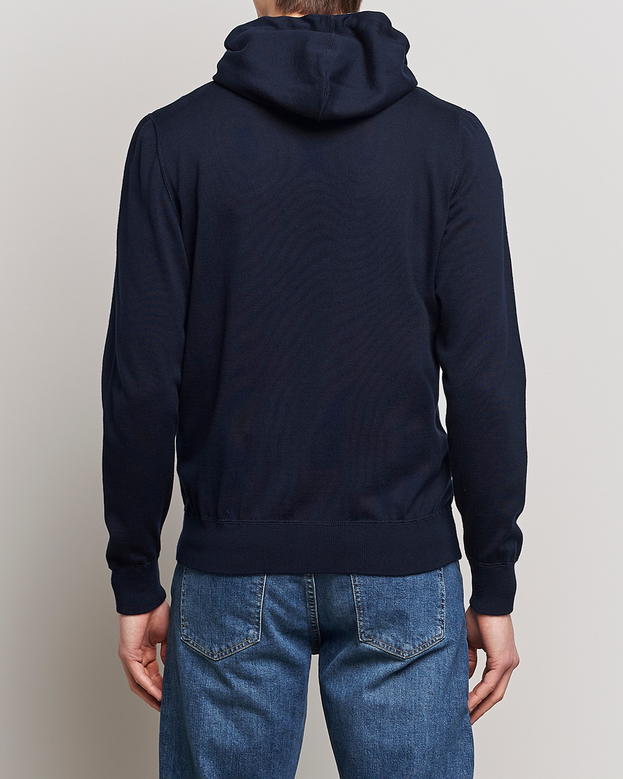 Mies | Puserot | Kiton | Hooded Zip Sweater Navy
