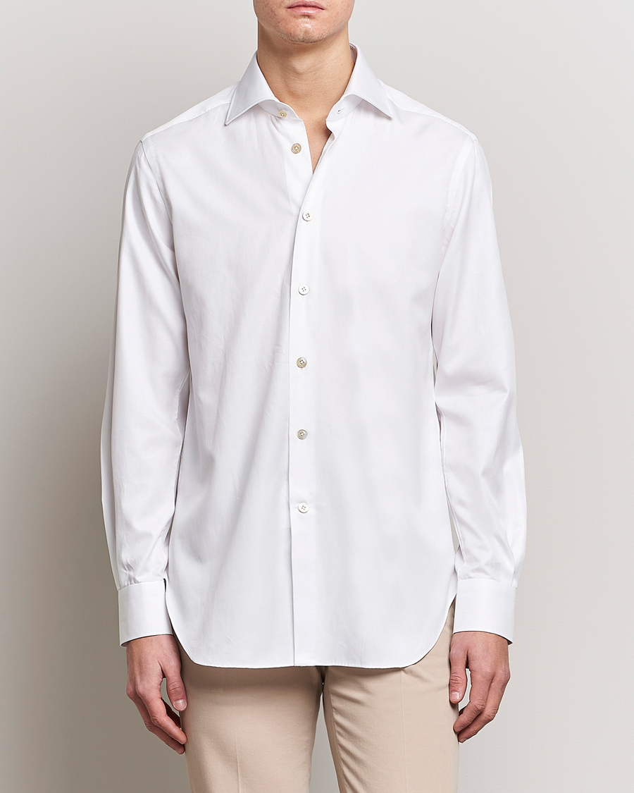 Mies |  | Kiton | Slim Fit Dress Shirt White