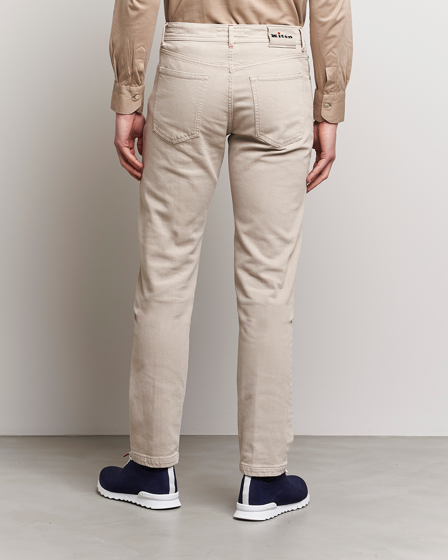 Mies | Housut | Kiton | Kurabo 5-Pocket Pants Light Beige