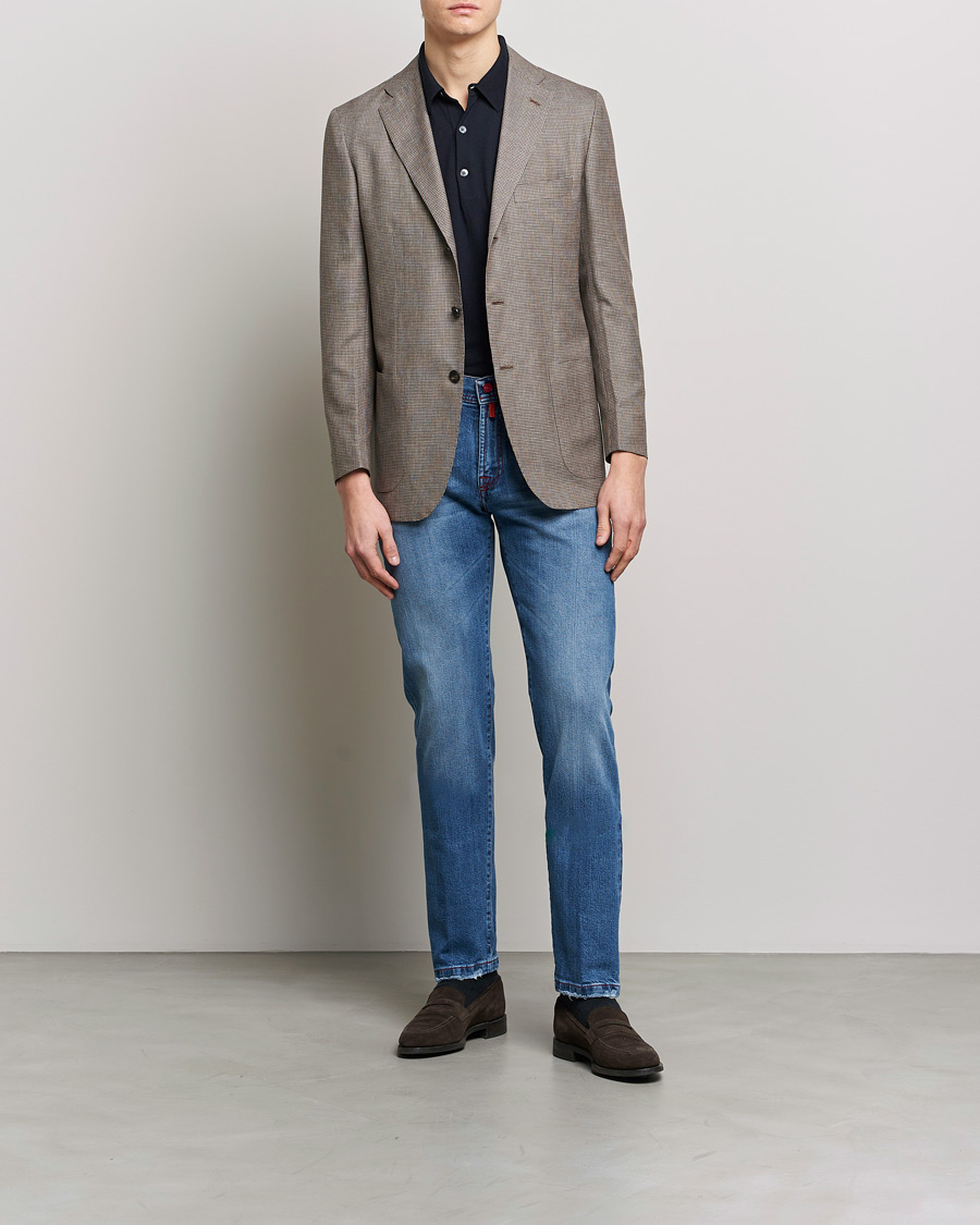 Mies | Farkut | Kiton | Kurabo Denim Jeans Light Indigo