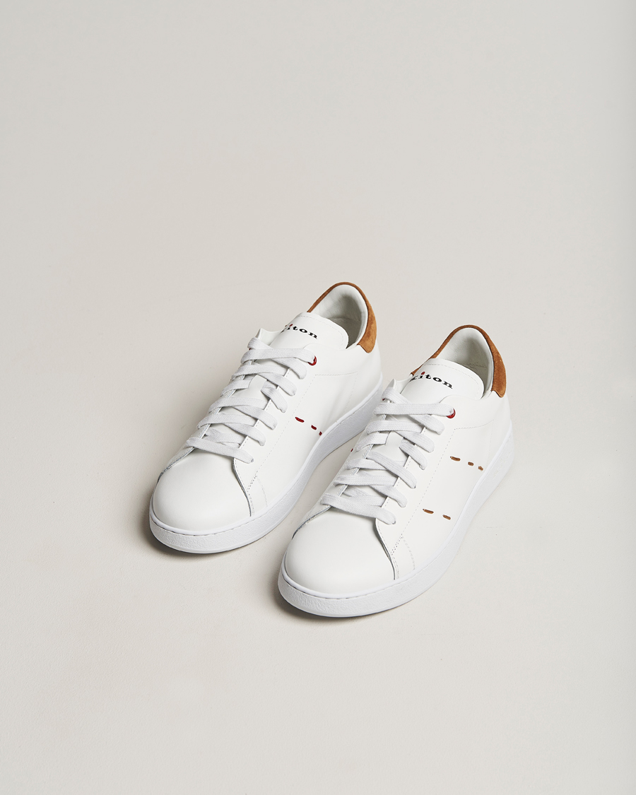 Mies | Kiton | Kiton | Plain Sneakers White Calf