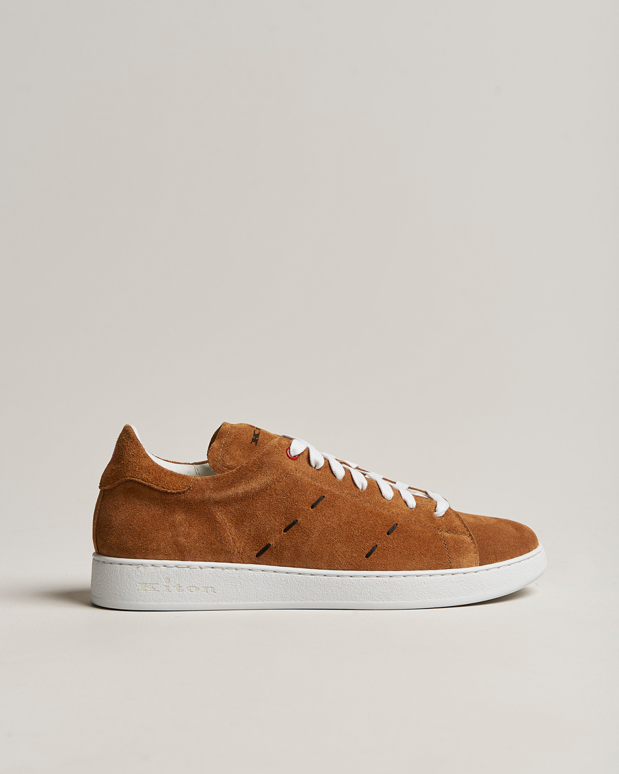 Mies | Kiton Plain Sneakers Brown Suede | Kiton | Plain Sneakers Brown Suede