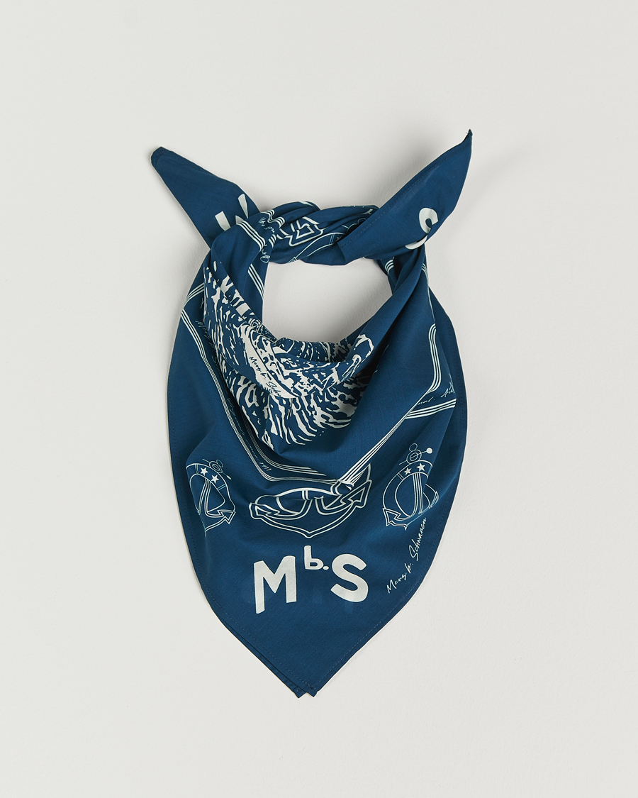 Mies | Merz b. SchwanenCotton BandanaInk Blue | Merz b. Schwanen | Merz b. SchwanenCotton BandanaInk Blue