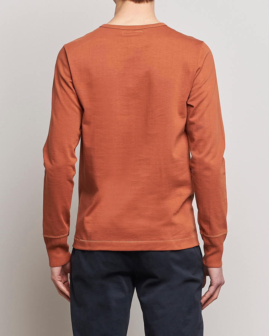 Mies | Puserot | Merz b. Schwanen | Classic Organic Cotton Henley Sweater Sierra Red