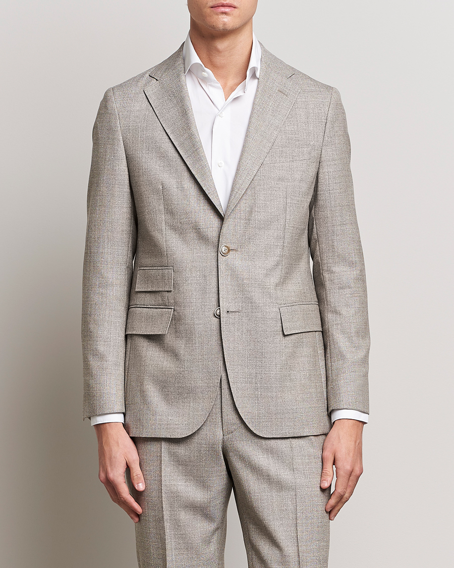 Mies | Puvut | Morris Heritage | Keith Tropical Wool Suit Blazer Khaki