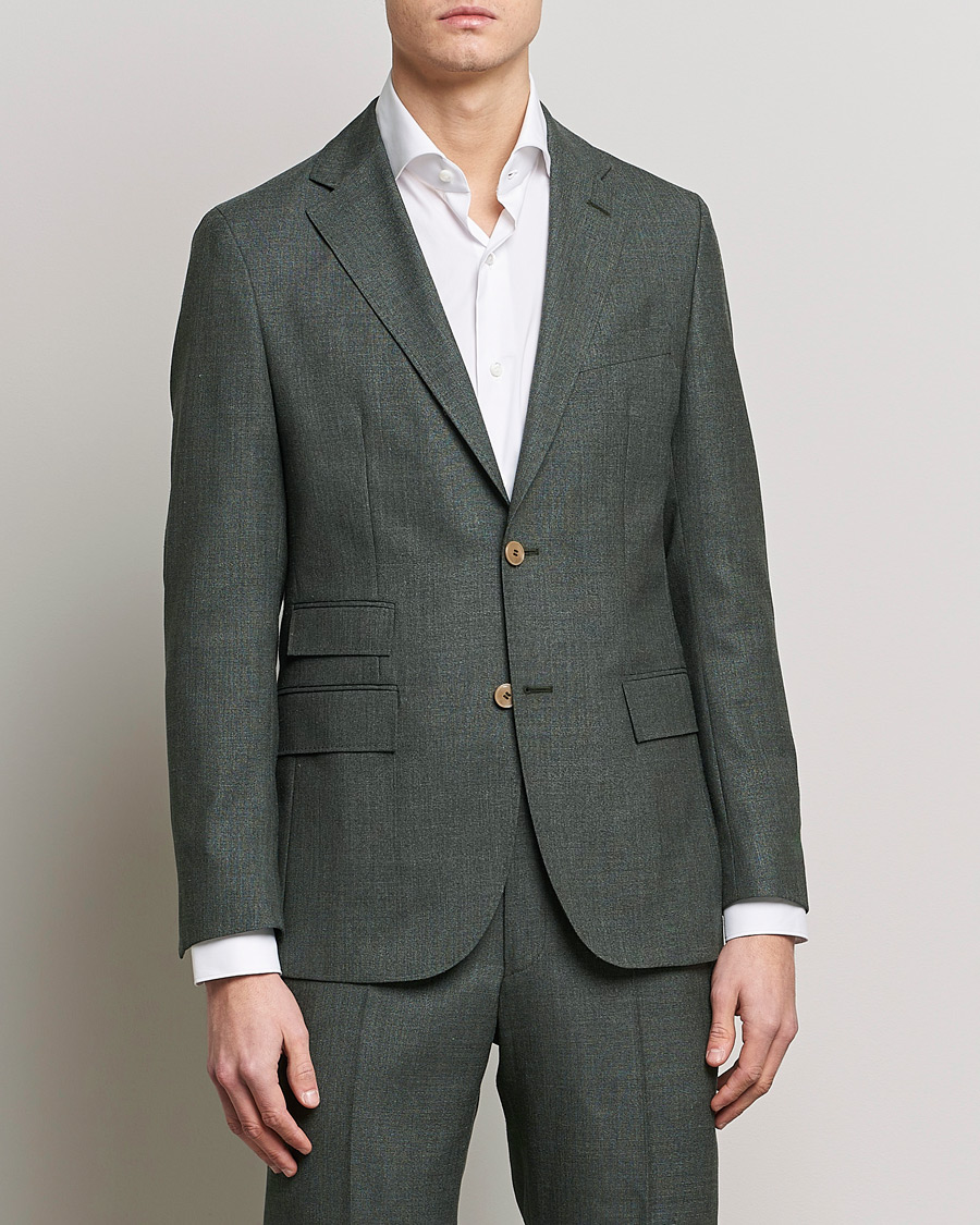 Mies | Puvuntakit | Morris Heritage | Keith Tropical Wool Suit Blazer Green