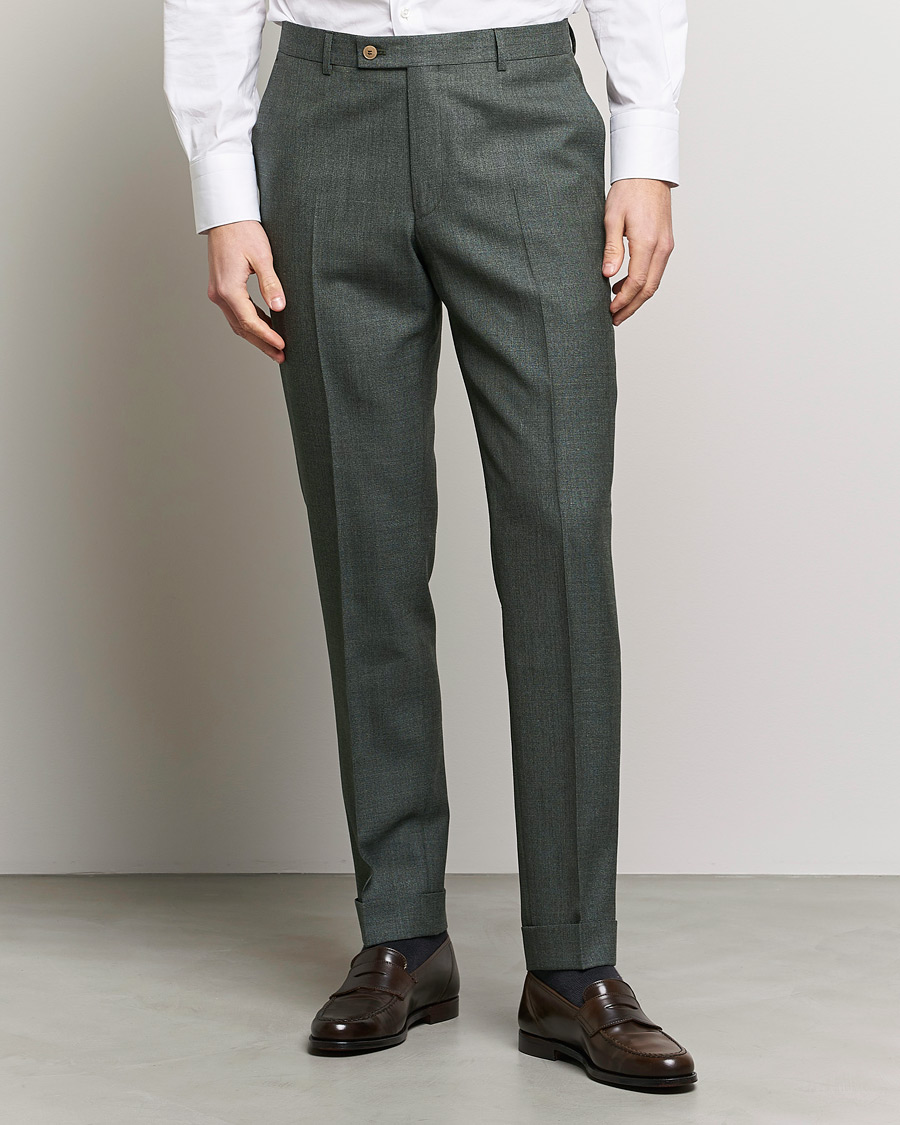 Mies | Puvut | Morris Heritage | Jack Tropical Suit Trousers Green