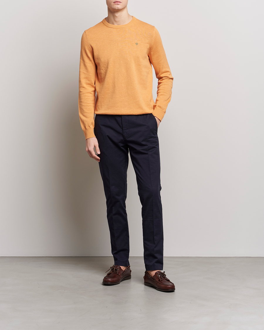 Mies | Puserot | Morris | Harold Summer Crew Neck Orange