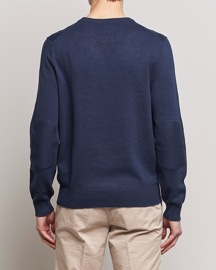 Mies | Puserot | Morris | Harold Summer Crew Neck Blue