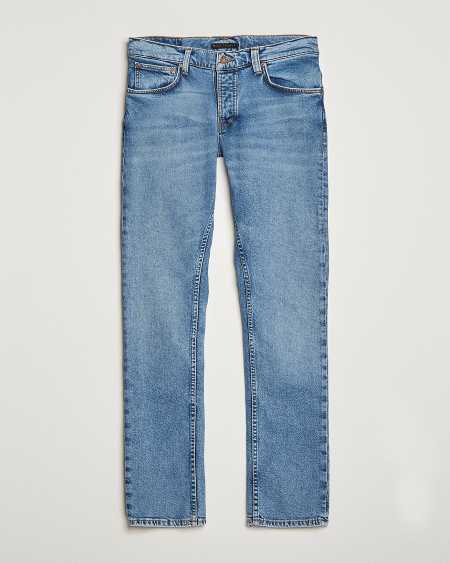 Mies | Farkut | Nudie Jeans | Grim Tim Jeans Worn Pale Blue