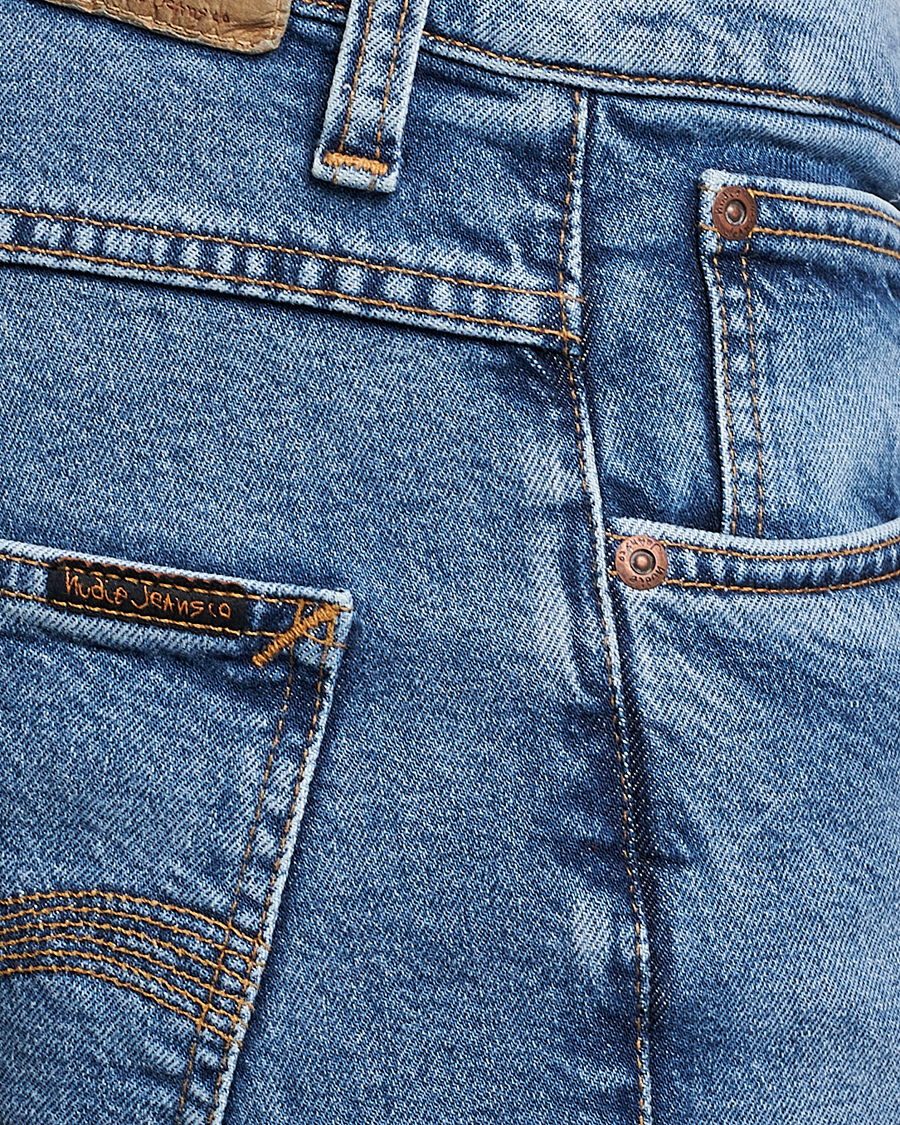 Mies | Farkut | Nudie Jeans | Grim Tim Jeans Worn Pale Blue