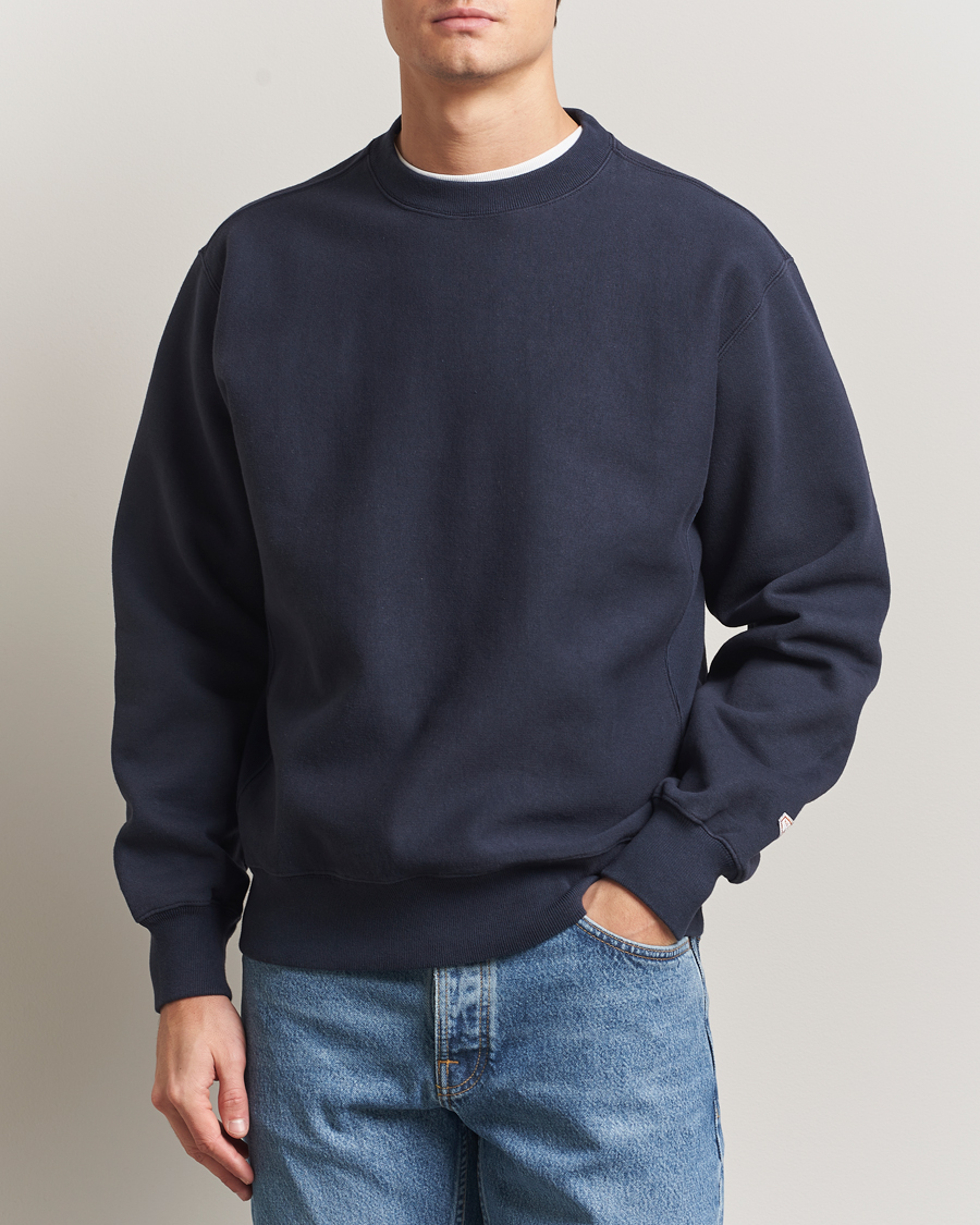 Mies | Puserot | Nudie Jeans | Hasse Crew Neck Sweatshirt Navy