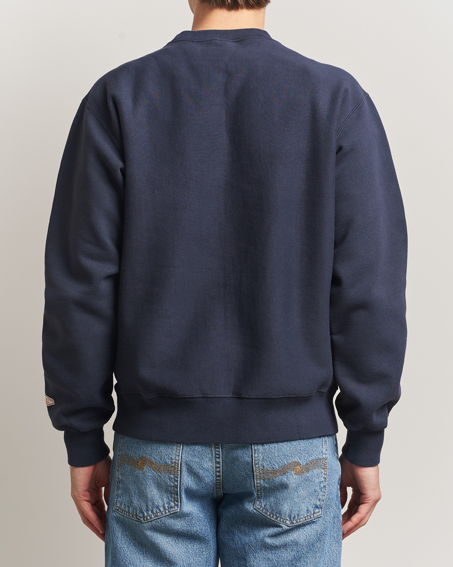 Mies | Puserot | Nudie Jeans | Hasse Crew Neck Sweatshirt Navy