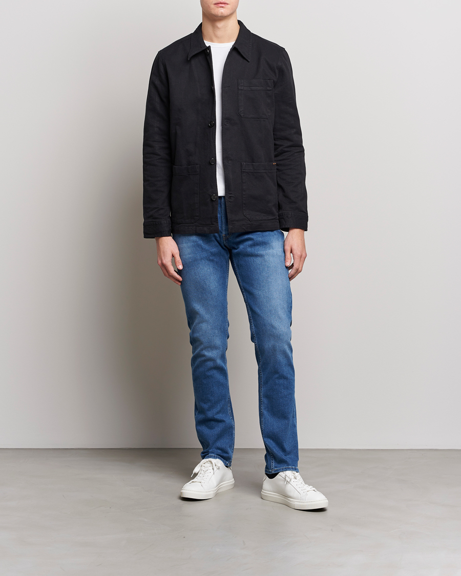 Mies | Farkut | Replay | Grover Straight Fit Stretch Jeans Medium Blue