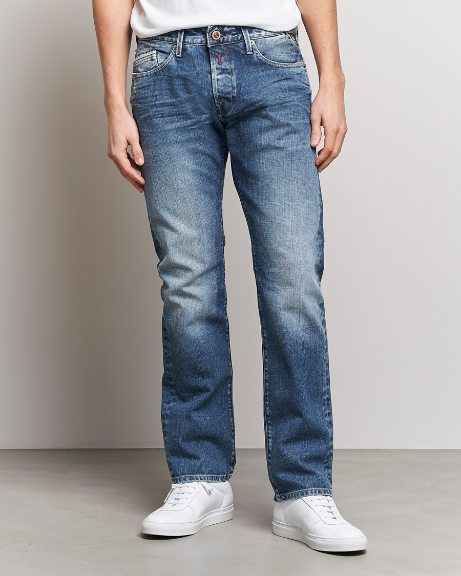 Mies | Straight leg | Replay | Waitom Stretch Jeans Medium Blue