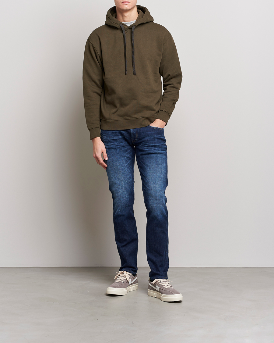 Mies | Farkut | Replay | Anbass Power Stretch 1 Year Wash Jeans Dark Blue