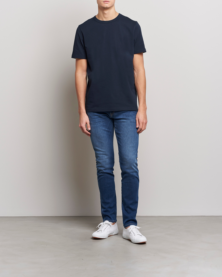 Mies | Farkut | Replay | Anbass Hyperflex Re-Used Jeans Dark Blue