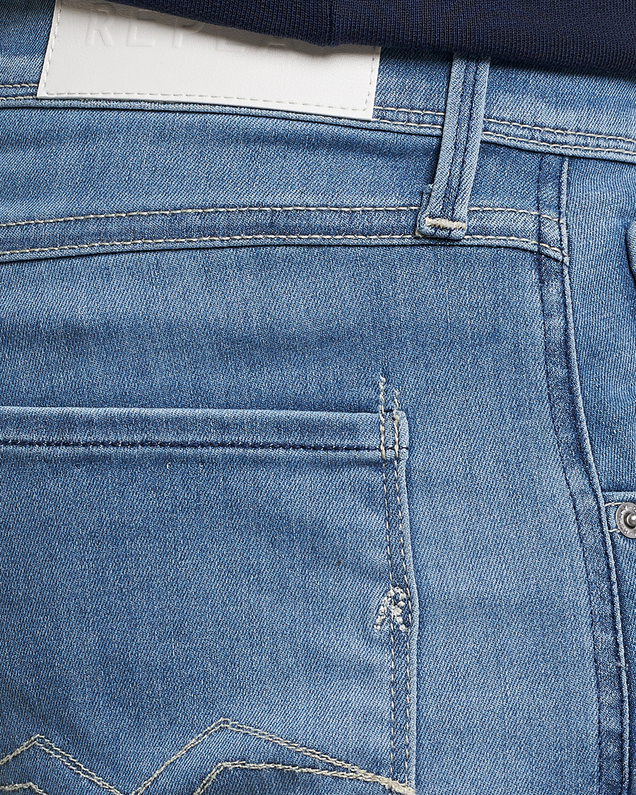 Mies | Farkut | Replay | Anbass Hyperflex Recyceled 360 Jeans Medium Blue