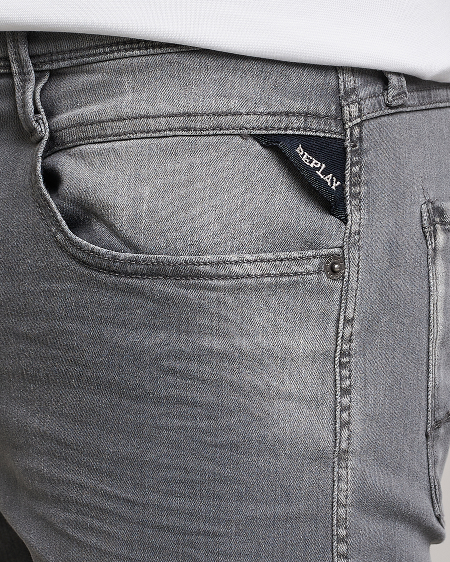 Mies | Farkut | Replay | Anbass Hyperflex Recyceled 360 Jeans Washed Grey