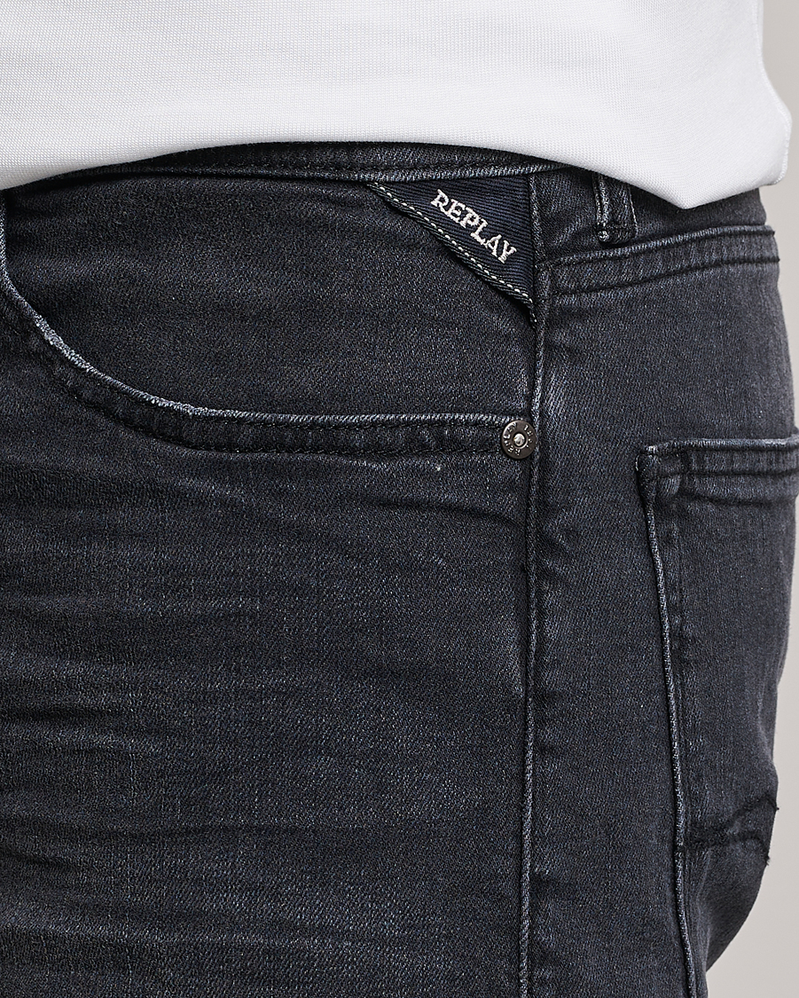 Mies | Shortsit | Replay | RBJ901 Super Stretch Bio Denim Shorts Washed Black