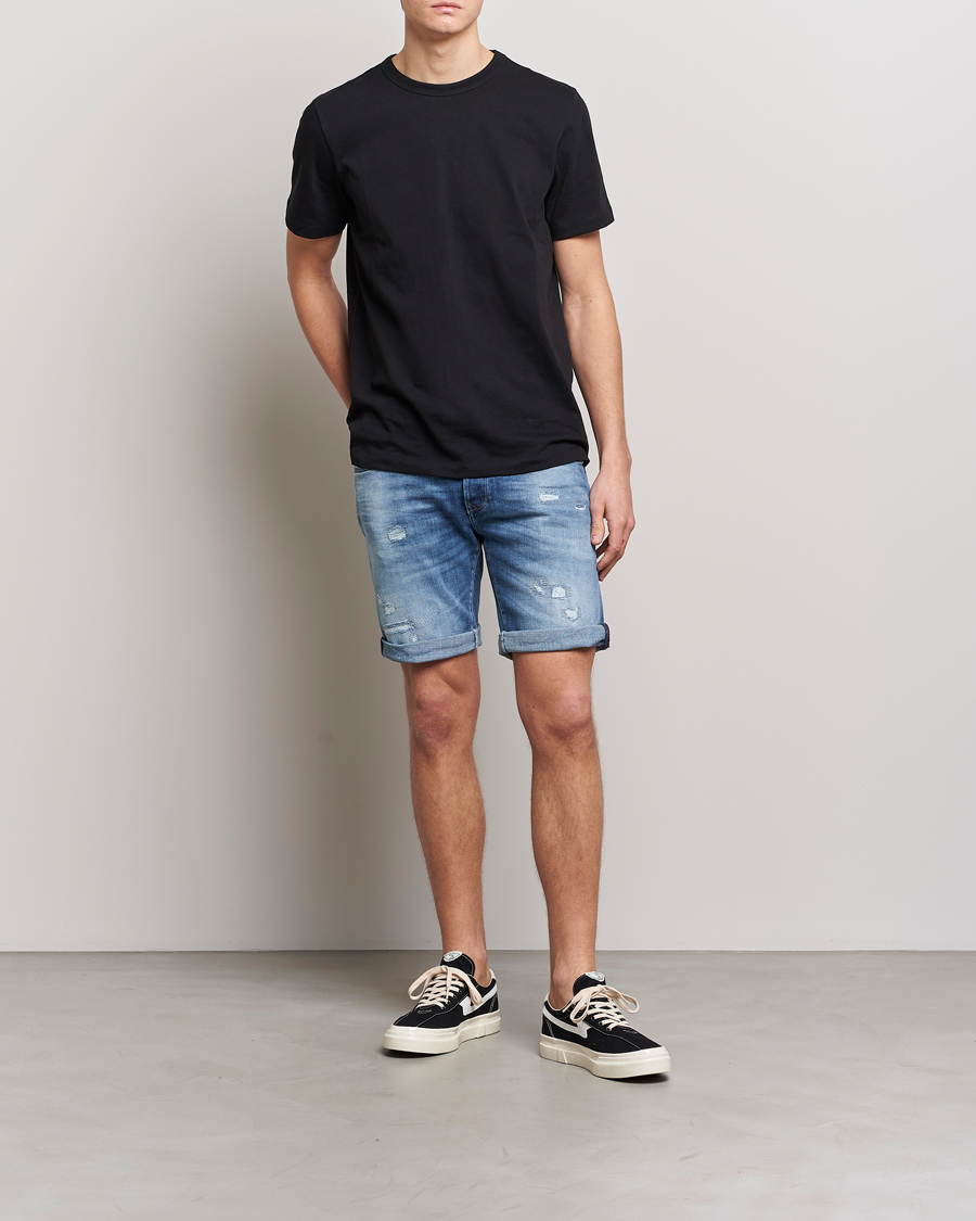 Mies | Shortsit | Replay | RBJ901 Stretch 5 Year Wash Denim Shorts Medium Blue