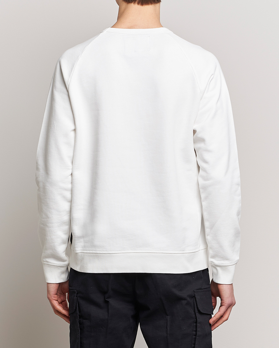 Mies | Puserot | Replay | Sartoriale Jersey Crew Neck Sweatshirt Chalk White