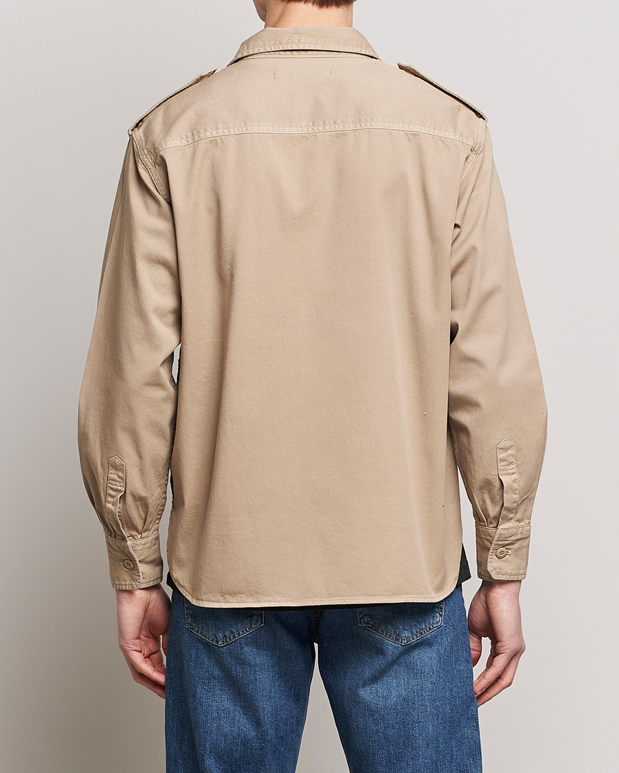 Mies | Kauluspaidat | Replay | Sartoriale Safari Overshirt Sand