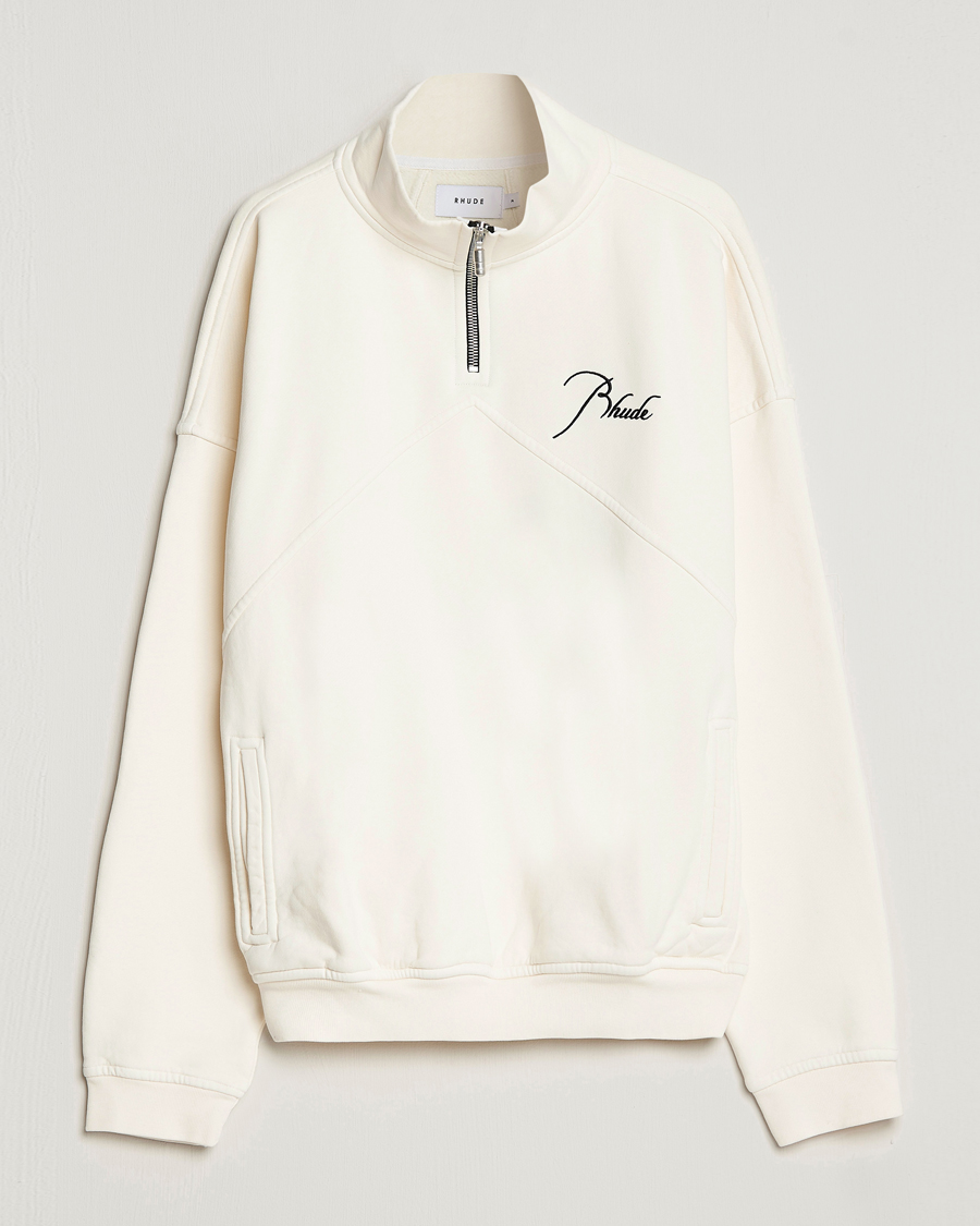 Mies | Puserot | Rhude | Quarter Zip Off White