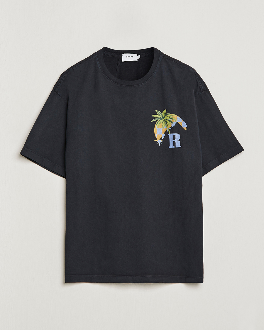 Mies | T-paidat | Rhude | Moonlight Tropics T-Shirt Black