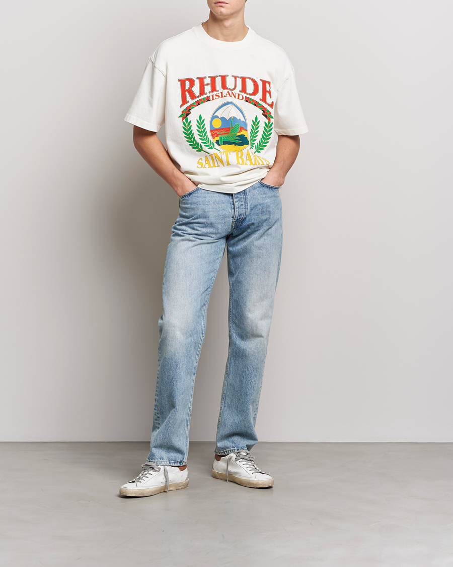 Mies | T-paidat | Rhude | Beach Chair T-Shirt White