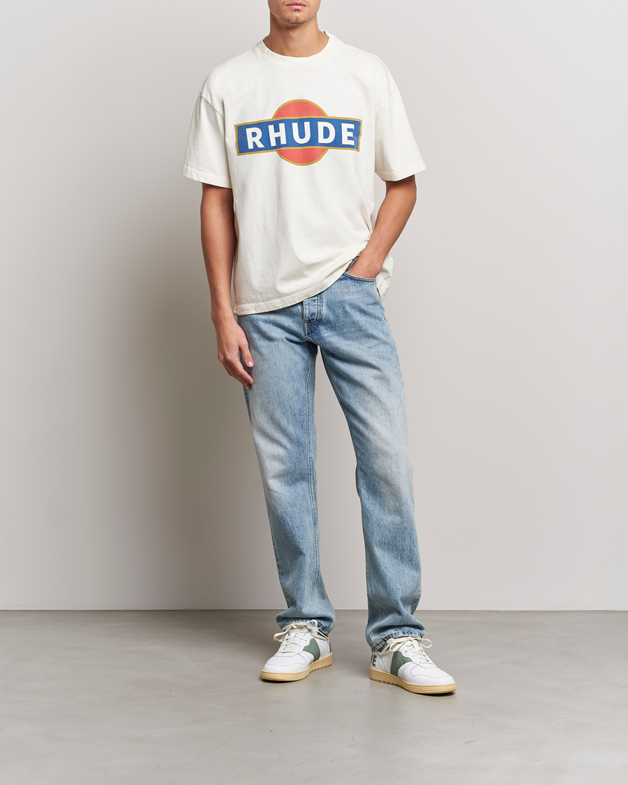 Mies | T-paidat | Rhude | Vintage Racer T-Shirt White