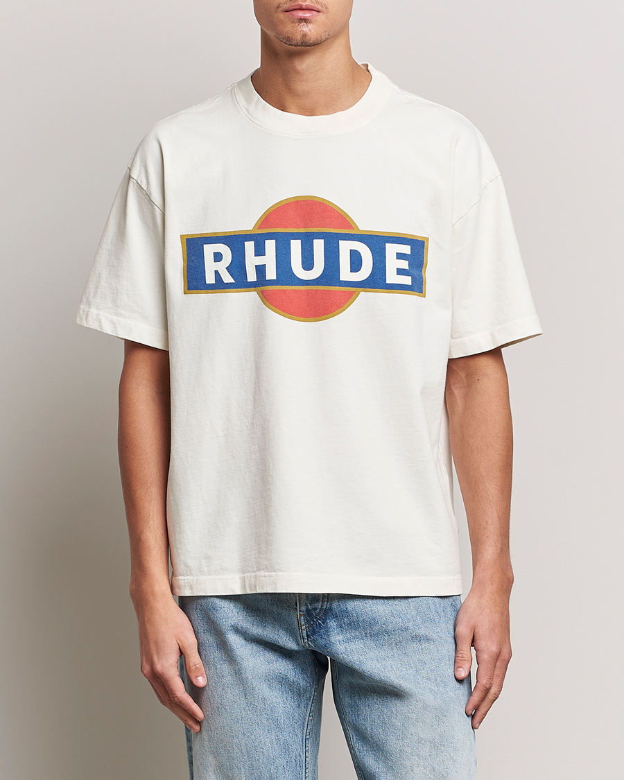 Mies | T-paidat | Rhude | Vintage Racer T-Shirt White