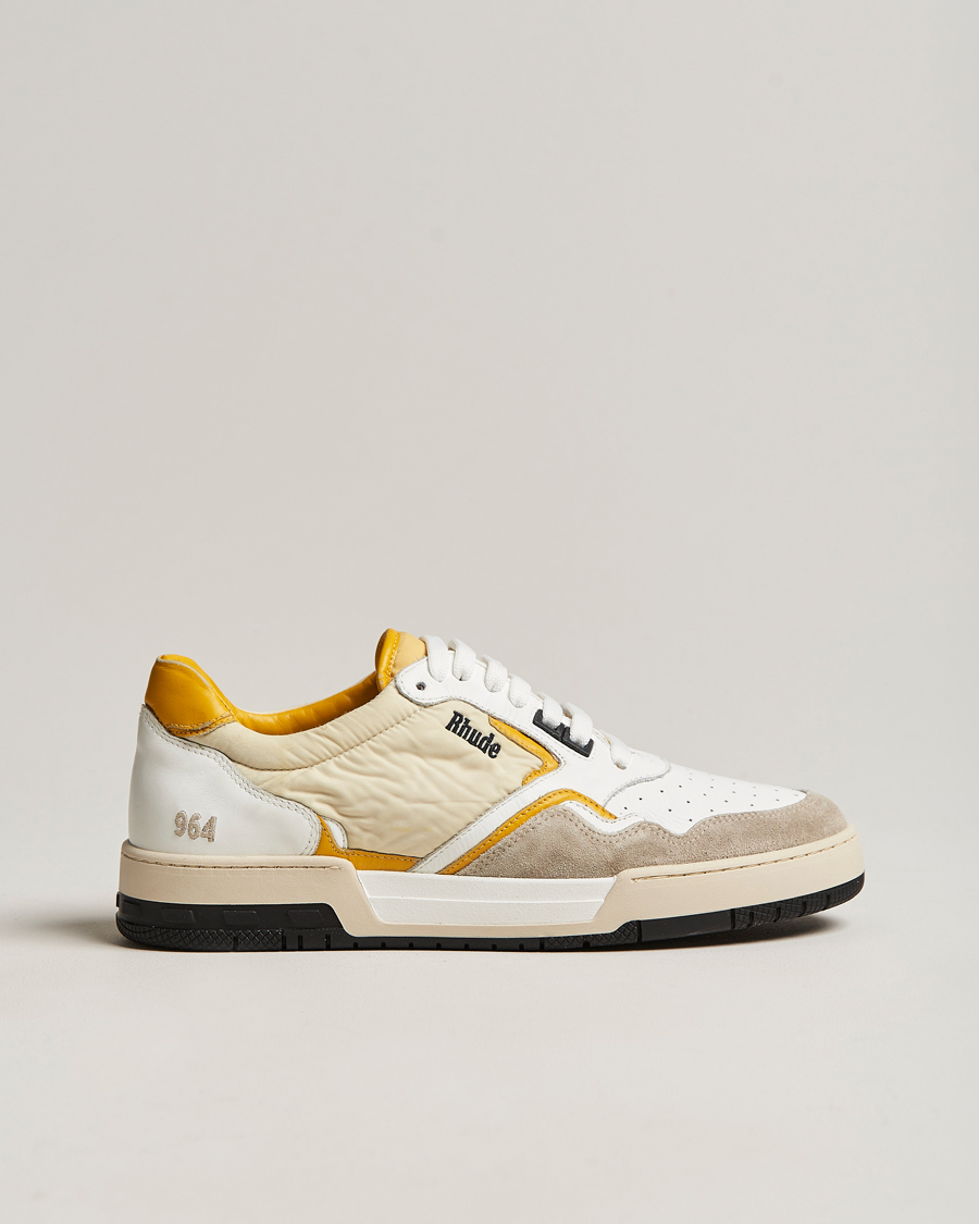 Mies | Rhude Racing Sneakers White/Beige | Rhude | Racing Sneakers White/Beige