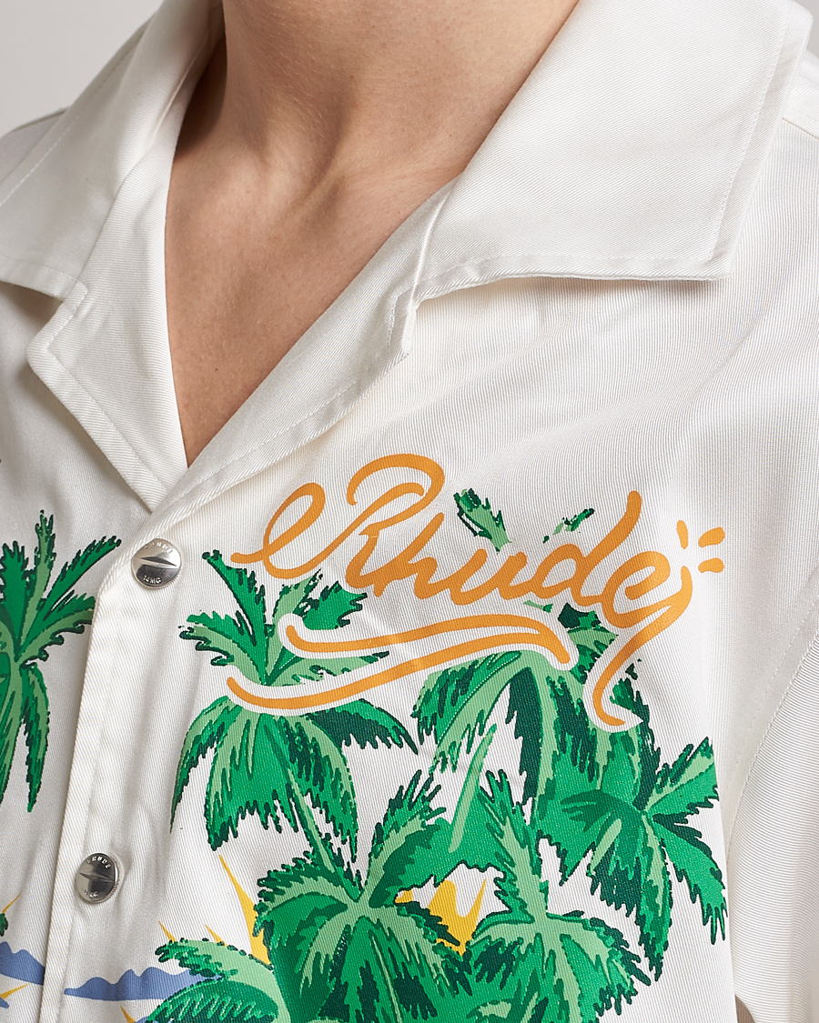 Mies | Kauluspaidat | Rhude | Palmas Snap Shirt Off White