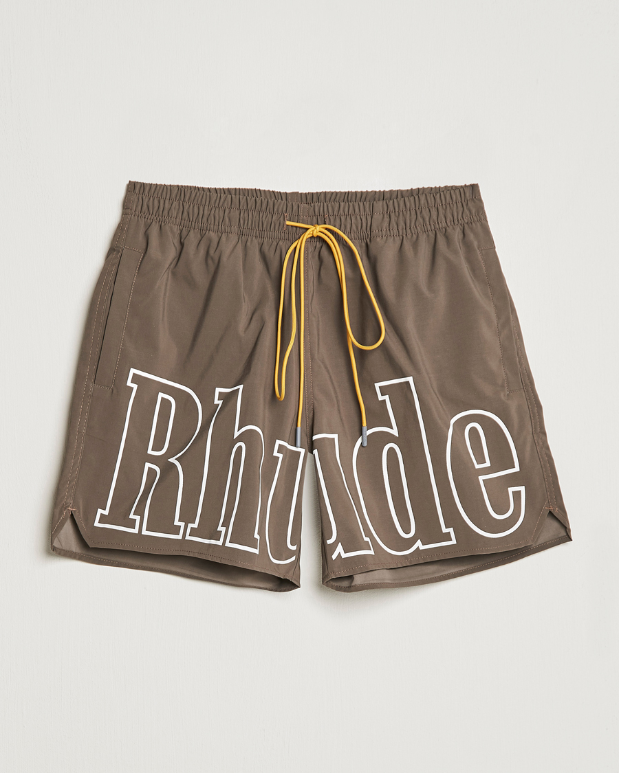 Mies | Uimahousut | Rhude | Swim Trunks Dark Grey