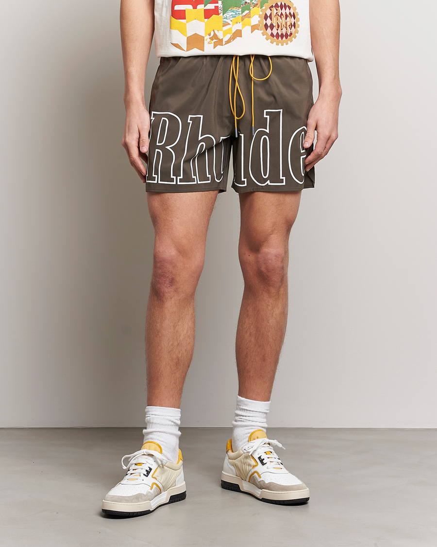 Mies | Uimahousut | Rhude | Swim Trunks Dark Grey