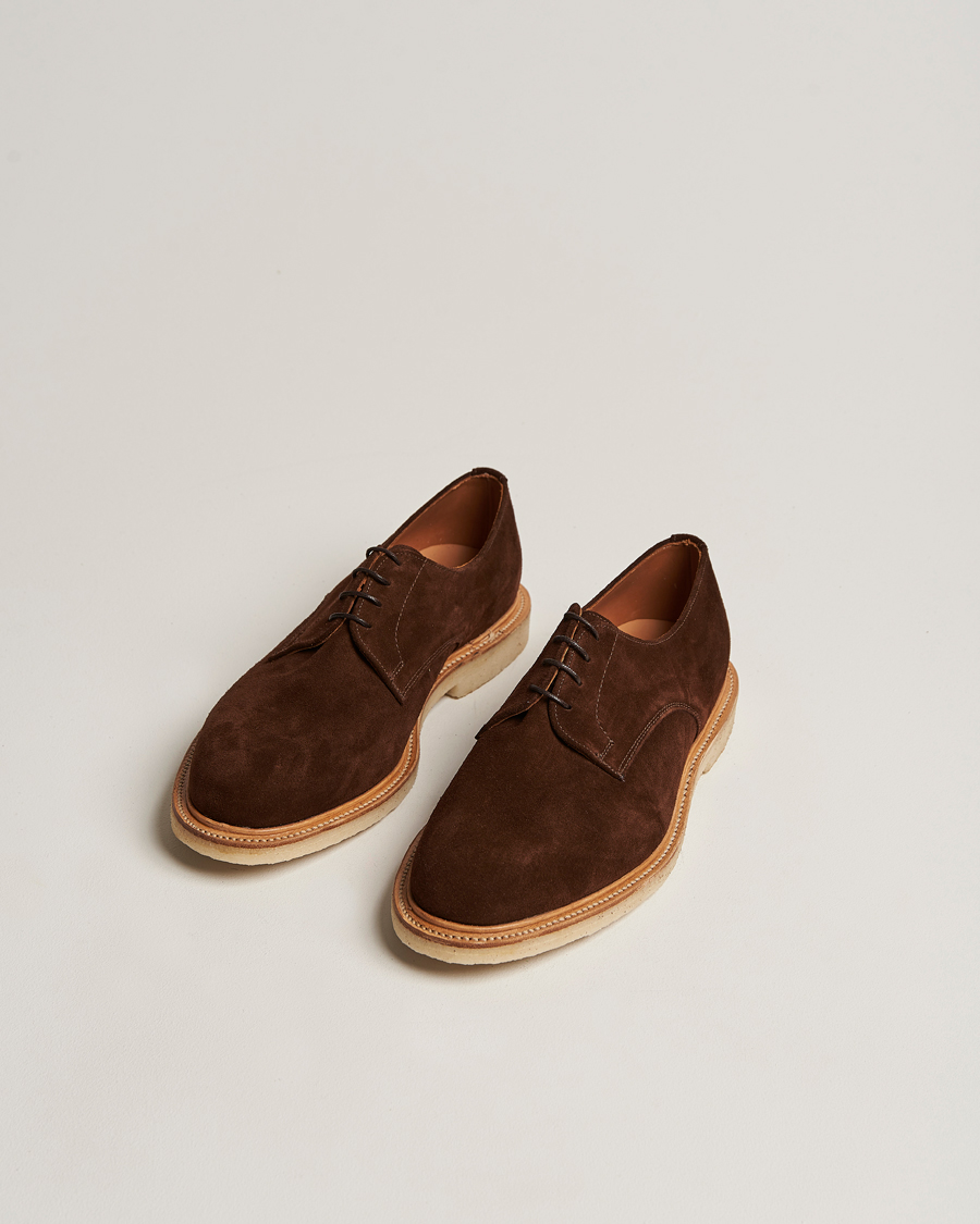 Mies |  | Sanders | Archie Gibson Suede Derby Polo Snuff