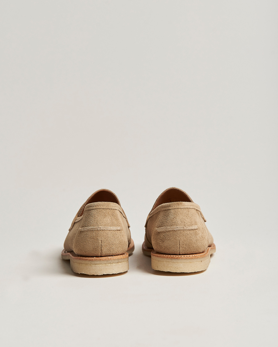 Mies | Sanders Edwin Unlined Suede Penny Loafer Milkshake | Sanders | Edwin Unlined Suede Penny Loafer Milkshake