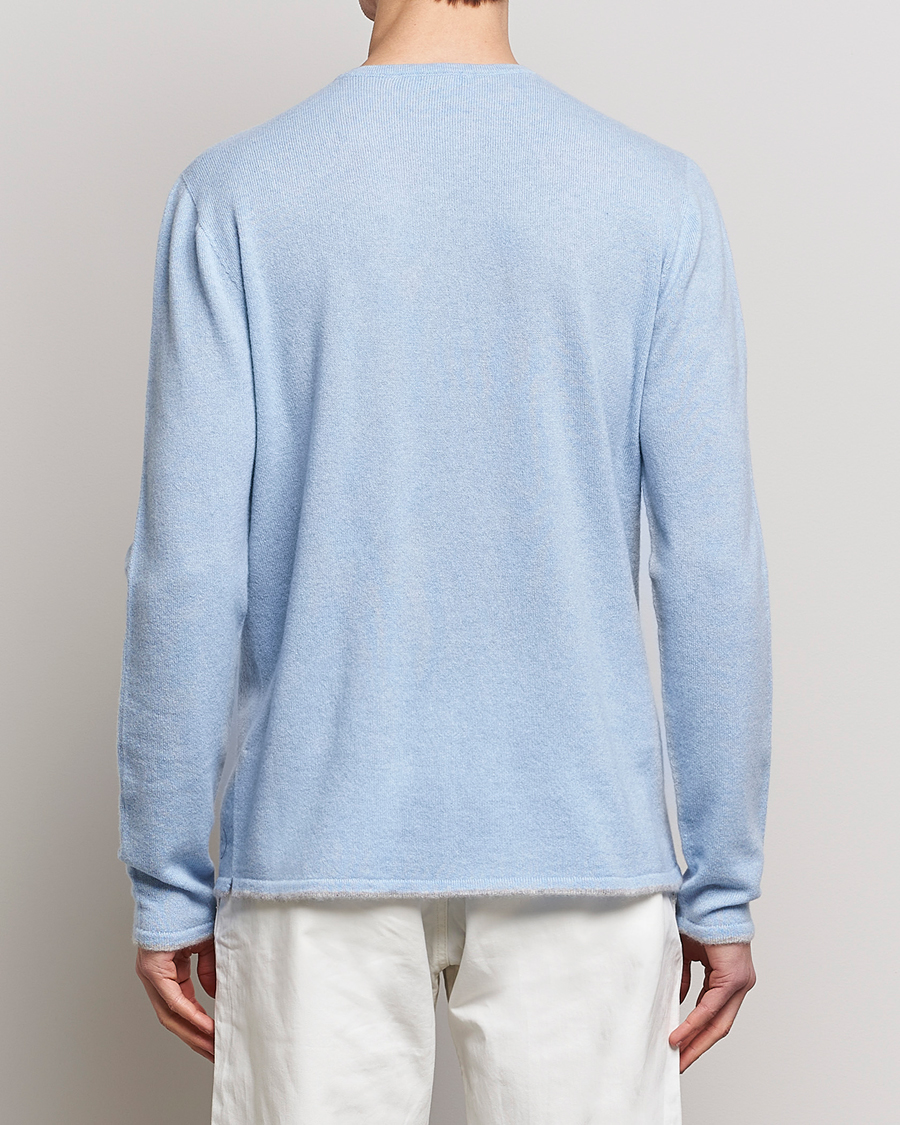 Mies | Puserot | SEASE | Shore 2.0 Cashmere Pullover Sky Blue